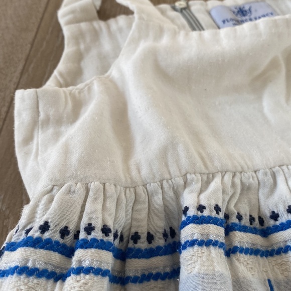 Florence Fancy girls dress! Blue / white dress! Size 4Y - Picture 5 of 7